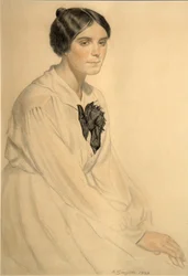 Portrét Xenie Nikolaevny Semenové Skalové, 1920