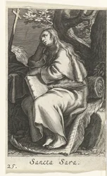 Svatá Sarah z Libye Sancta Sara (titul na objektu) Hermitesses (název série) Sacra Eremus Ascetriarum (název série)