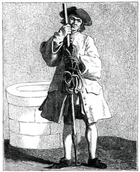 Čistič studní, 1737-1742.