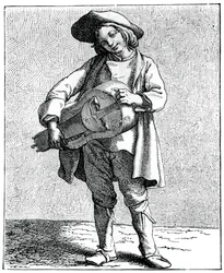 Hráč hurdisky, 1737-1742.
