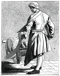 Cestující výrobce octa, 1737-1742.