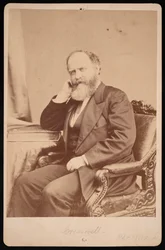 Portrét Johna Angela Jamese Creswella 1828-1891, před rokem 1891.