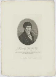 Portrét Girolama Crescentiniho 1762-1846, po roce 1800.