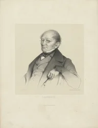 Portrét skladatele Françoise Antoina Habenecka 1781-1849, c. 1840.
