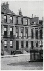 17, Heriot Row, domov Roberta Louise Stevensona a jeho rodiny v Edinburghu