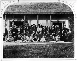 Group - Government House, c.1871