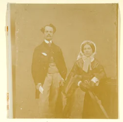 John Atkinson Grimshaw a Theodosia Grimshaw (černobílá fotografie)