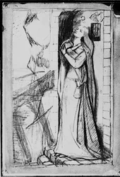 Fotografická reprodukce "Studie k Dívce z Lochroyanu"