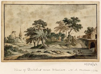 Série skic, pohledy ve Velké Británii, kontinentu a Americe 1772-1778 (akvarel)