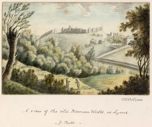 Série skic, pohledy ve Velké Británii, kontinentu a Americe 1772-1778 (akvarel)