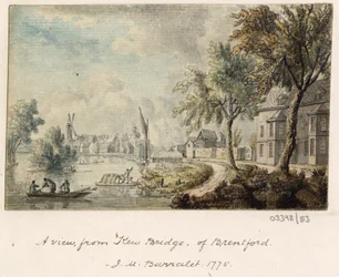 Série skic, pohledy ve Velké Británii, kontinentu a Americe 1772-1778 (akvarel)
