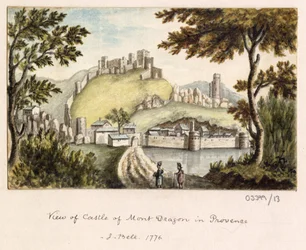 Série skic, pohledy ve Velké Británii, kontinentu a Americe 1772-1778 (akvarel)