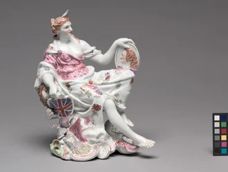 Britannia, Longton Hall Porcelain Factory, kolem roku 1756