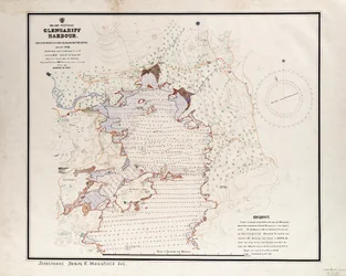 Irsko - západní pobřeží, přístav Glengariff. Prozkoumáno kvalifikační třídou, Navigační škola, září - říjen 1912.