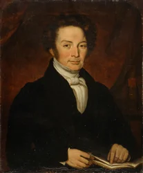 Reverend Evan Evans (olej na plátně)