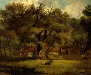 The Homestead (olej na plátně)