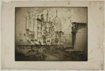Chicago – Clark Street, roh Harrison Street