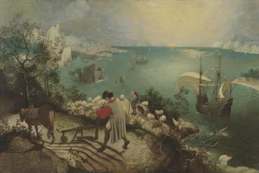 Krajina s pádem Ikara, c. 1560