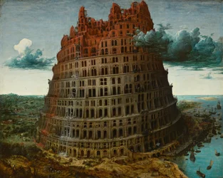 Babylonská věž, c. 1565