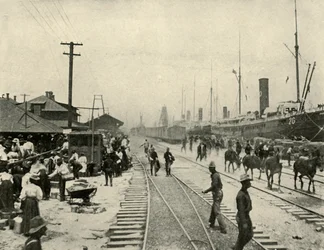 Zajatci propuštěni, španělsko-americká válka, červen 1898, 1899.