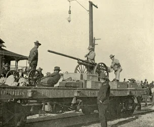 Seržant Borrowe a dynamitová zbraň, španělsko-americká válka, červen 1898, 1899.