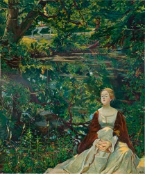 Z obrazu Byama Shawa, c1899