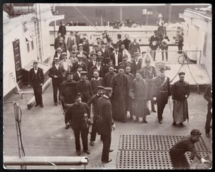 Čínský státník Li Hung-Chang při návštěvě USA, 1896