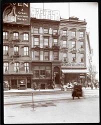 Pohled na Hotel Hungaria a Hotel Hugh Slevin na Union Square East a 14th Street, New York, 1905 (stříbrný želatinový tisk)