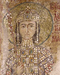 Alexios Komnenos v Hagia Sophia (mozaika)