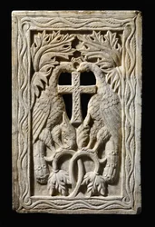 Panel se dvěma pávy, 501-700
