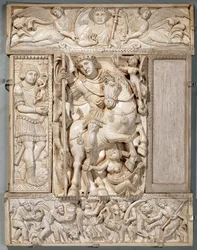 Vítězný císař, známý jako Barberiniho slonovina, 500-550 n. l.