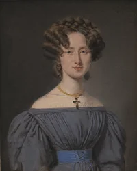 Cecilie Lønborg, provdaná v roce 1830 za lodního intendanta Theodora Emila Ludvigsena