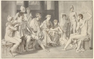 Odysseus vypráví Alkinoovi o svém životě