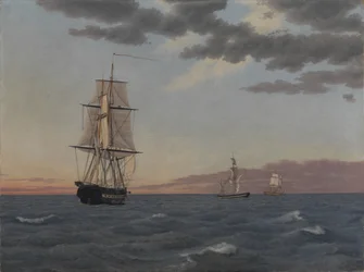 Corvette "Galathea" lhala, aby poslala pomoc brigádě "St Jean"