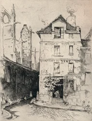 Poblíž St Etienne-du-Mont, 1915