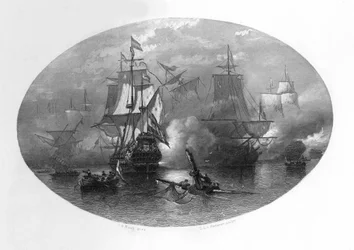 Námořní bitva u Sole Bay, 1672, c1870