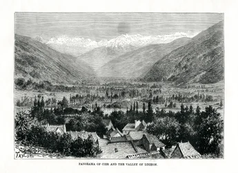 Cier a údolí Bagneres-de-Luchon, Francie, c1879.
