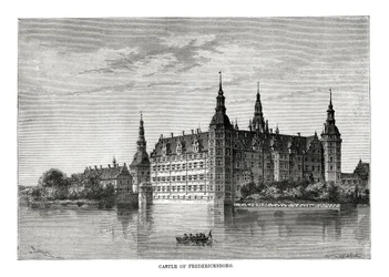 Zámek Frederiksborg, Kodaň, Dánsko, 1879