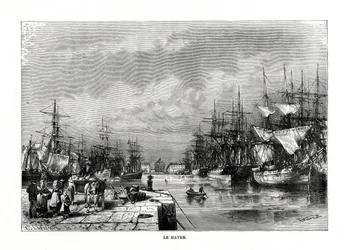 Le Havre, Normandie, severní Francie, 1879