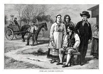 Typy a kostýmy ve Finsku, 1879
