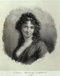 Portrét Isabelly Teotochi Albrizzi (litho)