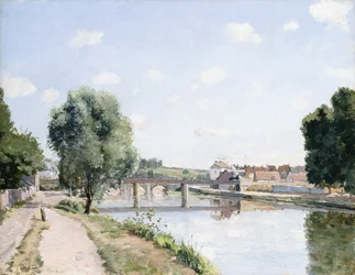 Železniční most, Pontoise, c.1873