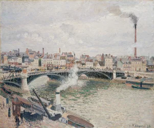Ráno, zatažený den, Rouen, 1896.