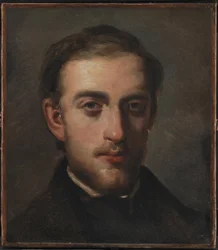 Portrét malíře Fritze Melbye (1826-69)