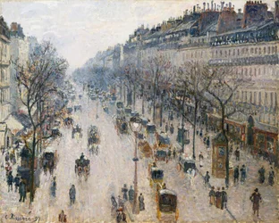Boulevard Montmartre za zimního rána, 1897.