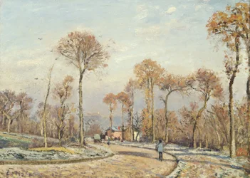 Cesta do Versailles, Louveciennes: Ranní mráz
