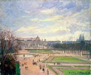 Tuilerijské zahrady, 1900.