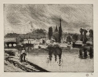 Pohled na Rouen