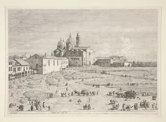 S. Giustina v Pr? della Valle, ze série Vedute (Views)