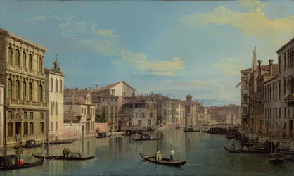 Velký kanál v Benátkách od Palazzo Flangini po Campo San Marcuola